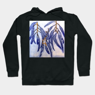 Blue Gums 8 - Monoprint Hoodie